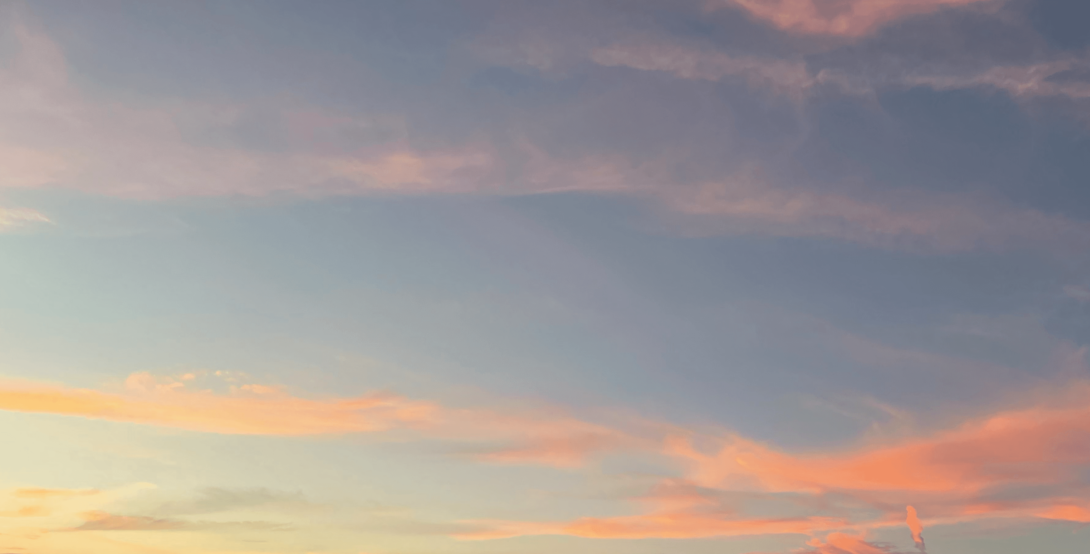 Sunset blue orange